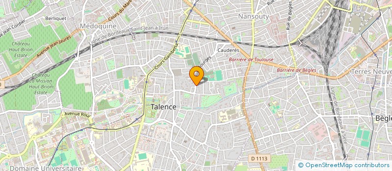 localisation de l'entreprise MONSIEUR PHILIPPE SEYVE  TALENCE