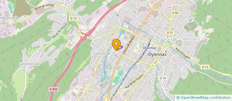 localisation de l'entreprise MONSIEUR PHILIPPE SEYZERIAT à OYONNAX