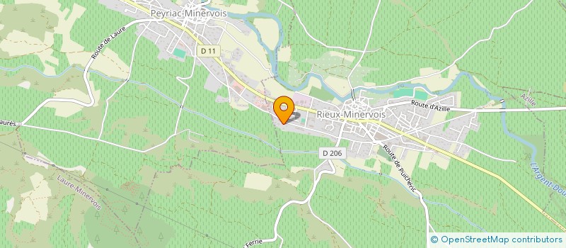 localisation de l'entreprise MONSIEUR PHILIPPE SICARD  RIEUX-MINERVOIS