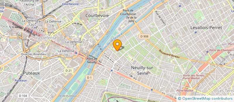 localisation de l'entreprise MONSIEUR PHILIPPE SIDAINE à NEUILLY-SUR-SEINE