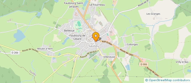 localisation de l'entreprise MONSIEUR PHILIPPE SIFFERLEN  SAULIEU