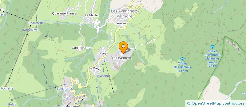 localisation de l'entreprise MONSIEUR PHILIPPE SIMILLE  LES AVANCHERS-VALMOREL