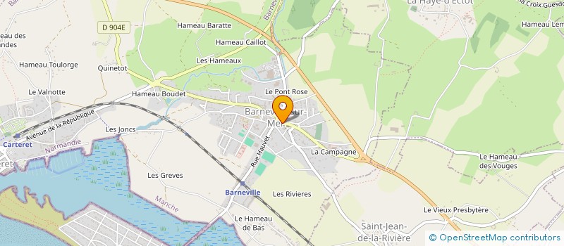 localisation de l'entreprise MONSIEUR PHILIPPE SIMON à BARNEVILLE-CARTERET