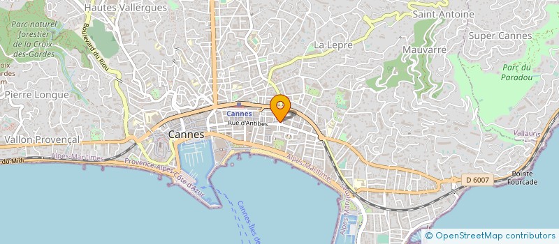 localisation de l'entreprise MONSIEUR PHILIPPE SIMON à CANNES