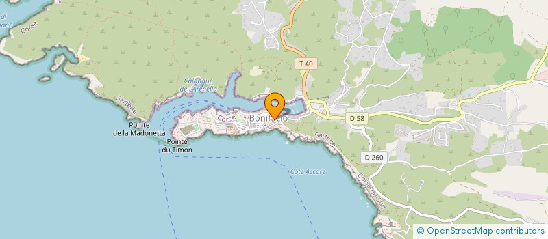 localisation de l'entreprise MONSIEUR PHILIPPE SMEESTERS à BONIFACIO