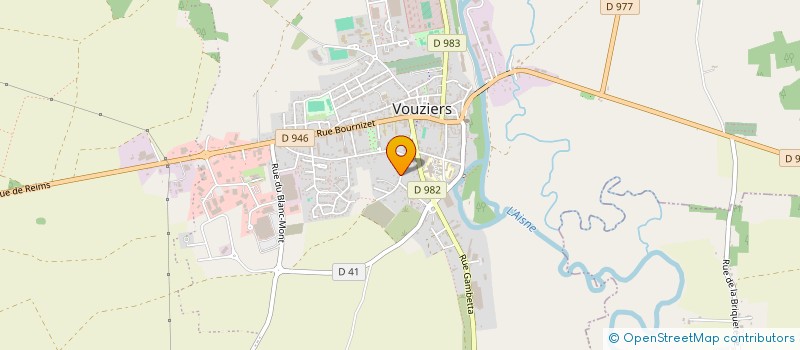 localisation de l'entreprise MONSIEUR PHILIPPE SOGNY à VOUZIERS