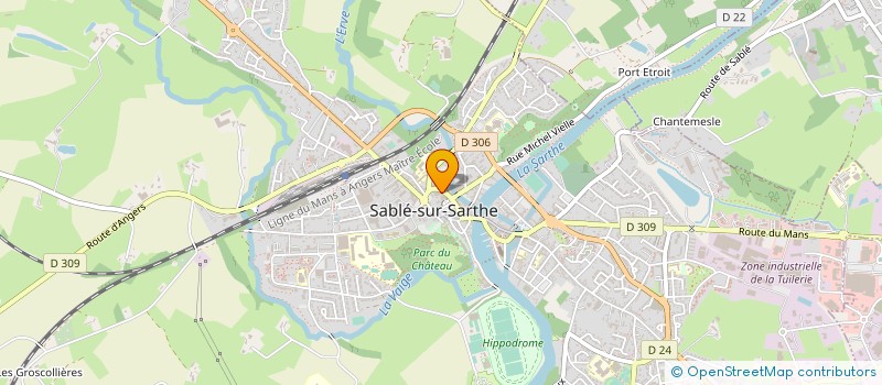 localisation de l'entreprise MONSIEUR PHILIPPE SOHIER  SABLE-SUR-SARTHE
