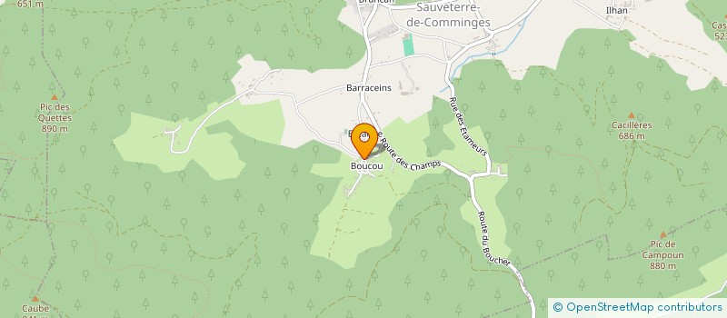 localisation de l'entreprise MONSIEUR PHILIPPE SOLEIROL  SAUVETERRE-DE-COMMINGES