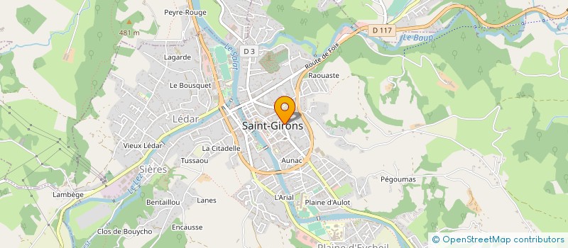 localisation de l'entreprise MONSIEUR PHILIPPE SOLER à SAINT-GIRONS