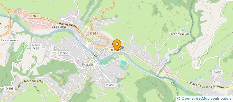 localisation de l'entreprise MONSIEUR PHILIPPE SOLIGNAC  ESPALION