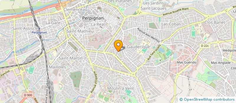 localisation de l'entreprise MONSIEUR PHILIPPE SOMA  PERPIGNAN