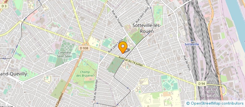 localisation de l'entreprise MONSIEUR PHILIPPE SOREL  SOTTEVILLE-LES-ROUEN