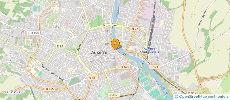 localisation de l'entreprise MONSIEUR PHILIPPE SORENSEN à AUXERRE