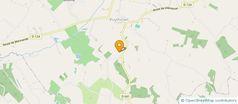 localisation de l'entreprise MONSIEUR PHILIPPE SORGES  MONTIGNAC-TOUPINERIE