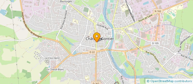 localisation de l'entreprise MONSIEUR PHILIPPE SORIN  CHATEAU-GONTIER-SUR-MAYENNE