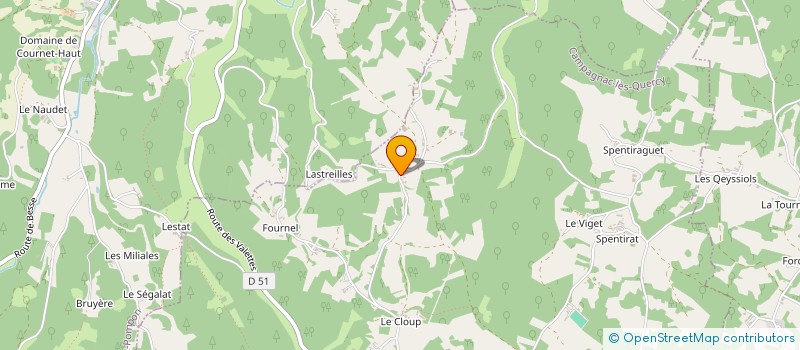 localisation de l'entreprise MONSIEUR PHILIPPE SOUBIROU à CAMPAGNAC-LES-QUERCY