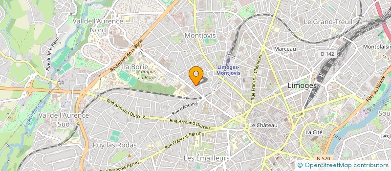 localisation de l'entreprise MONSIEUR PHILIPPE SOUCAIL à LIMOGES