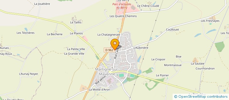 localisation de l'entreprise MONSIEUR PHILIPPE SOUDAN  MARTIGNE-SUR-MAYENNE