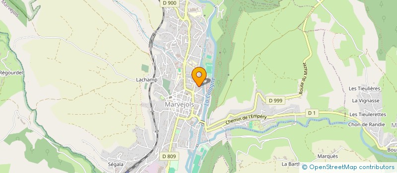 localisation de l'entreprise MONSIEUR PHILIPPE SOULARD à MARVEJOLS