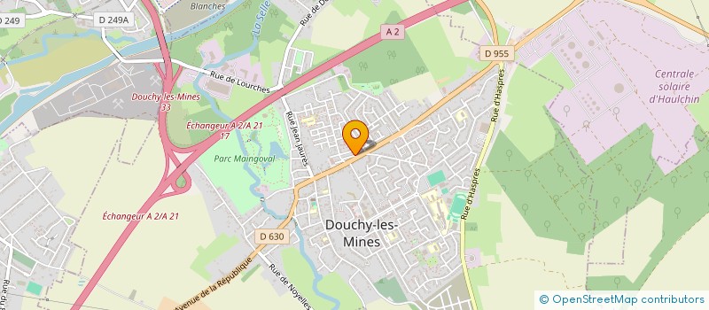 localisation de l'entreprise MONSIEUR PHILIPPE SOUPLET  DOUCHY-LES-MINES