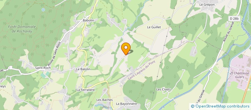 localisation de l'entreprise MONSIEUR PHILIPPE SOURDET  SAINT PIERRE D'ENTREMONT