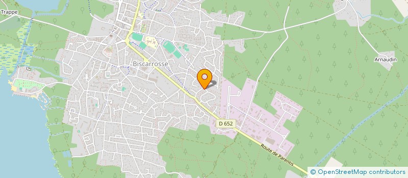 localisation de l'entreprise MONSIEUR PHILIPPE SPRINGER  BISCARROSSE