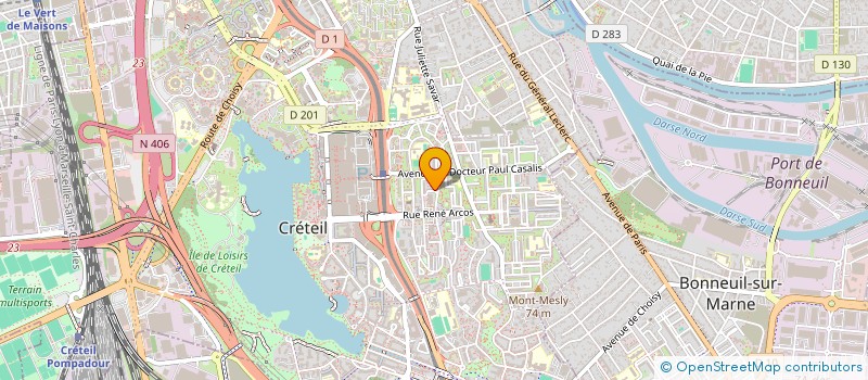 localisation de l'entreprise MONSIEUR PHILIPPE SRAIKI  CRETEIL