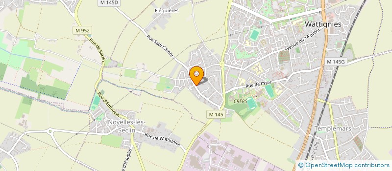 localisation de l'entreprise MONSIEUR PHILIPPE STAMENS  WATTIGNIES