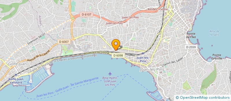 localisation de l'entreprise MONSIEUR PHILIPPE STARAJ à ANTIBES
