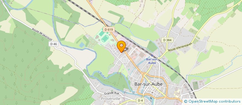 localisation de l'entreprise MONSIEUR PHILIPPE STEINHAUER  BAR-SUR-AUBE