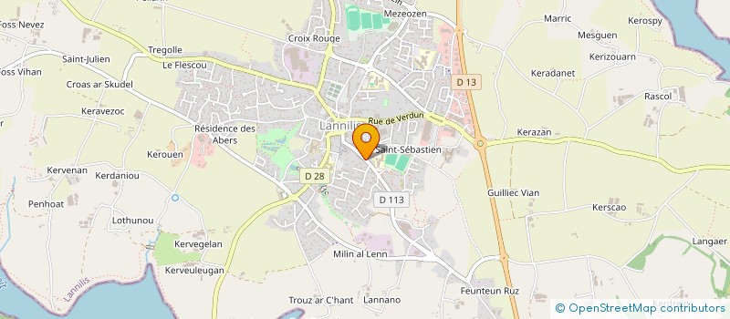 localisation de l'entreprise MONSIEUR PHILIPPE STEPHAN à LANNILIS