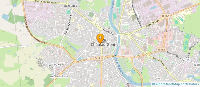 localisation de l'entreprise MONSIEUR PHILIPPE STEPNIEWSKI  CHATEAU-GONTIER-SUR-MAYENNE