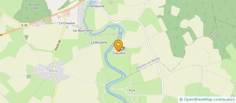 localisation de l'entreprise MONSIEUR PHILIPPE STEVENARD à CHATILLON-EN-BAZOIS
