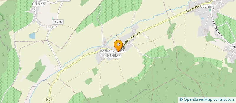 localisation de l'entreprise MONSIEUR PHILIPPE STIEVENARD  BASLIEUX-SOUS-CHATILLON