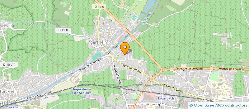 localisation de l'entreprise MONSIEUR PHILIPPE STOECKLE  INGERSHEIM