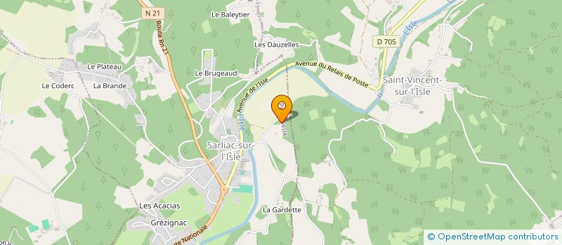 localisation de l'entreprise MONSIEUR PHILIPPE STOFFAES  SORGES ET LIGUEUX EN PERIGORD