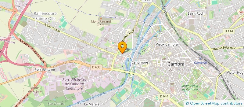 localisation de l'entreprise MONSIEUR PHILIPPE STOLECKI  CAMBRAI