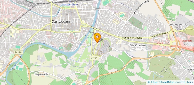 localisation de l'entreprise MONSIEUR PHILIPPE SUAU à CARCASSONNE