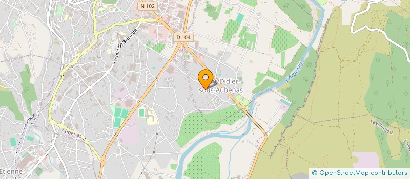 localisation de l'entreprise MONSIEUR PHILIPPE SUBLIME  SAINT-DIDIER-SOUS-AUBENAS