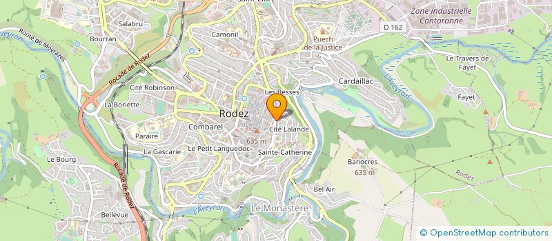 localisation de l'entreprise MONSIEUR PHILIPPE SUDRES à RODEZ