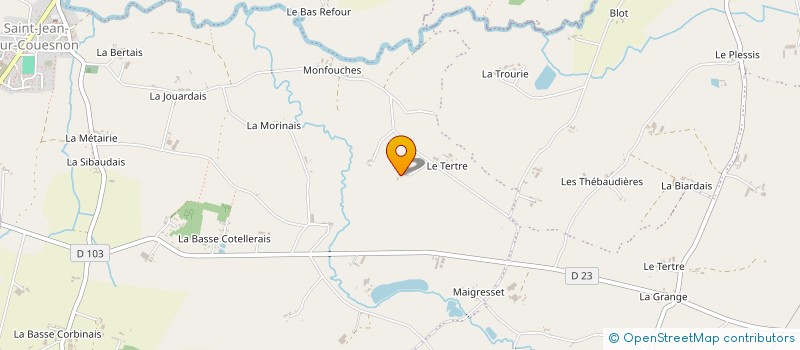 localisation de l'entreprise MONSIEUR PHILIPPE SULBLE  RIVES-DU-COUESNON