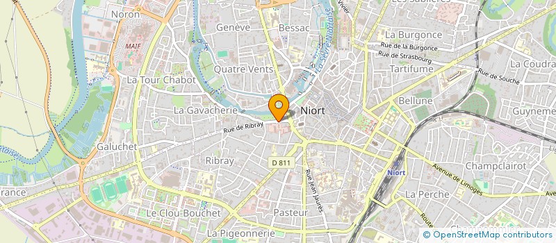 localisation de l'entreprise MONSIEUR PHILIPPE SUPLIGEON à NIORT