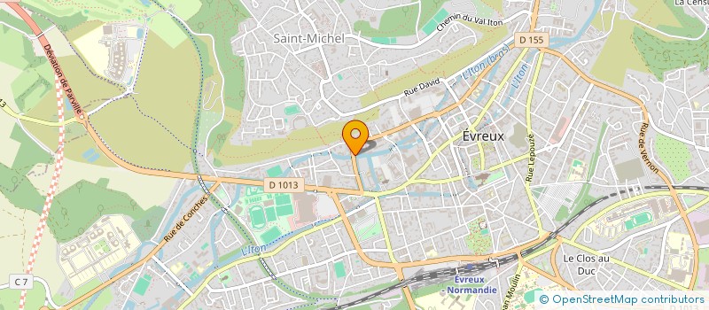 localisation de l'entreprise MONSIEUR PHILIPPE SURLEAU  EVREUX