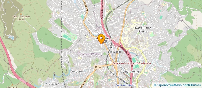 localisation de l'entreprise MONSIEUR PHILIPPE SUZANNA à LES PENNES-MIRABEAU
