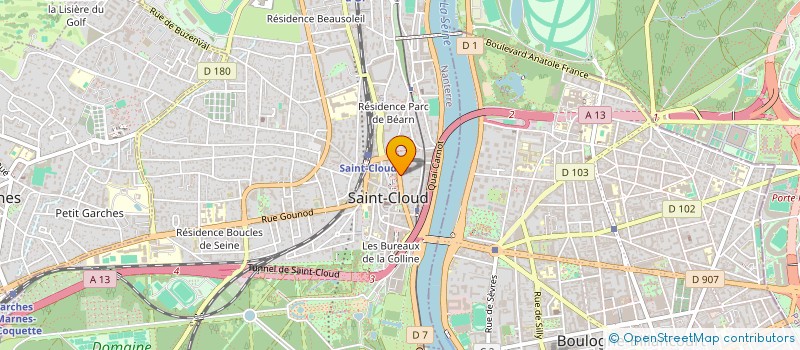 localisation de l'entreprise MONSIEUR PHILIPPE SZAFIR à SAINT-CLOUD