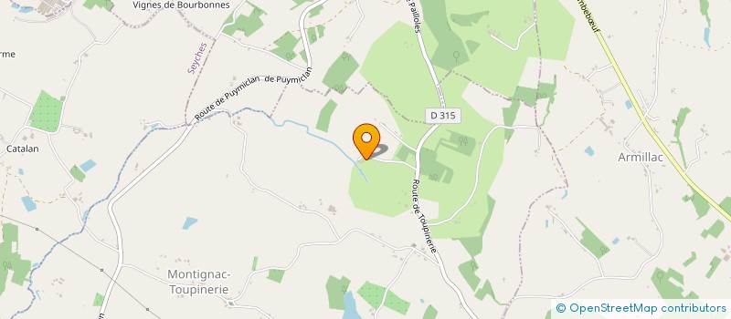 localisation de l'entreprise MONSIEUR PHILIPPE SZPALA à MONTIGNAC-TOUPINERIE