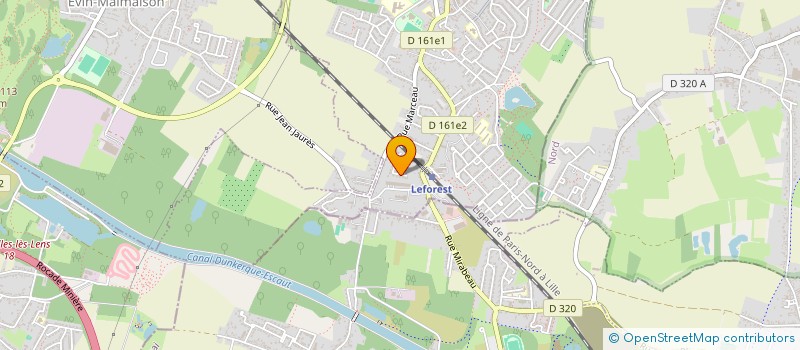 localisation de l'entreprise MONSIEUR PHILIPPE SZYMANEK  LEFOREST