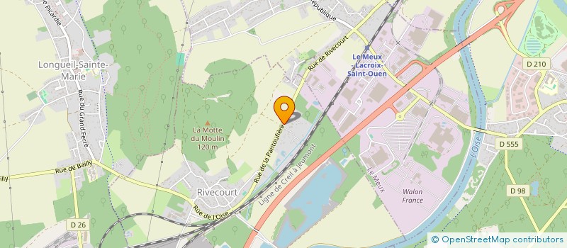 localisation de l'entreprise MONSIEUR PHILIPPE TAGLIONE  RIVECOURT