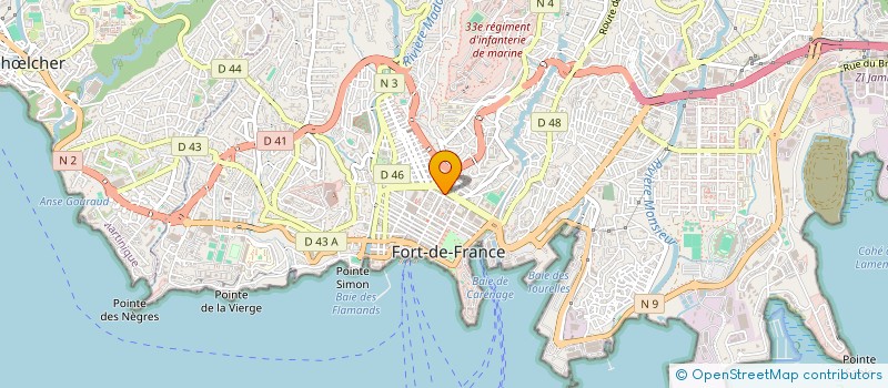 localisation de l'entreprise MONSIEUR PHILIPPE TAILAME  FORT-DE-FRANCE