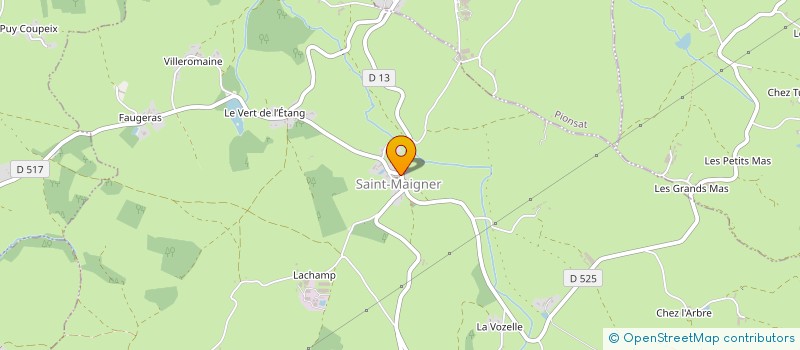 localisation de l'entreprise MONSIEUR PHILIPPE TAILHARDAT  SAINT-MAIGNER